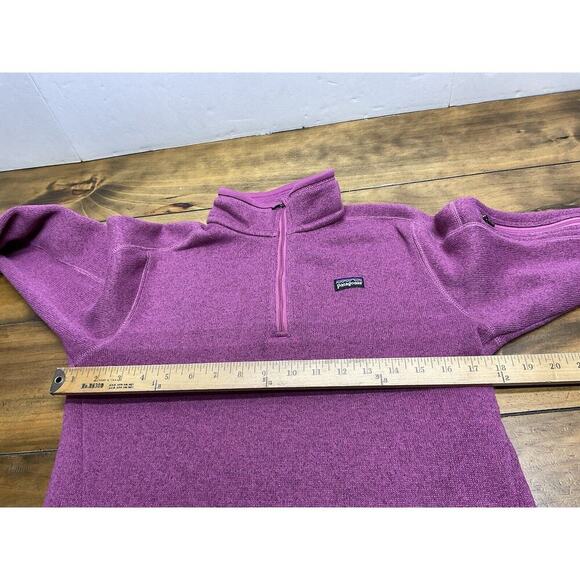 Patagonia Women’s Better Sweater Pink Magenta Full Zip Hooded Hoodie Jacket Sz M - Picture 5 of 7